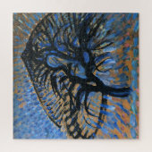 Mondrian - Appelboom, pointillistische versie, Legpuzzel (Verticaal)