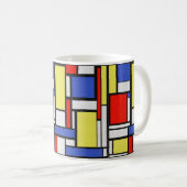 Mondrian Art Koffiemok (Voorkant rechts)
