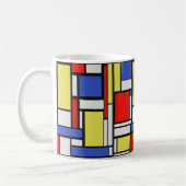 Mondrian Art Koffiemok (Links)