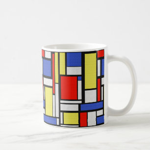 Mondrian Art Koffiemok