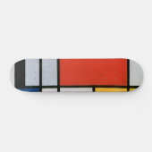 mondrian art schaats board persoonlijk skateboard (Horizontaal)