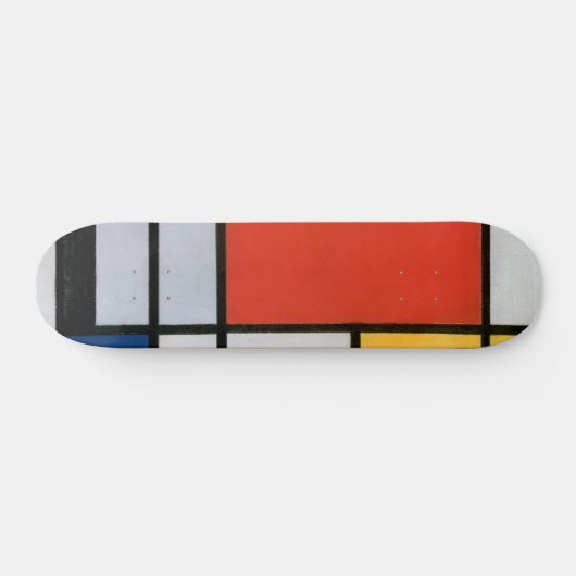 mondrian art schaats board persoonlijk skateboard (Horizontaal)