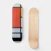 mondrian art schaats board persoonlijk skateboard (Voorkant)
