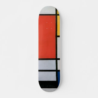mondrian art schaats board persoonlijk skateboard