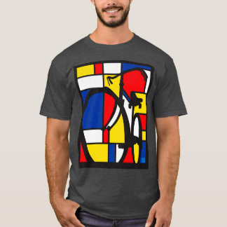 Mondrian Bicycle art Perfect Gift T-shirt