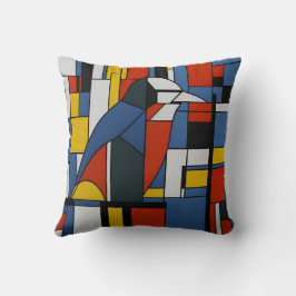 mondrian birds kussen
