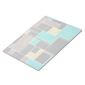 Mondrian Blauwgroen Brown Black Print Notitieblok (Schuin)