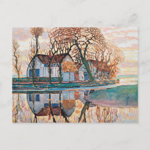 Mondrian, Boerderij bij Duivendrecht, Briefkaart