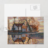 Mondrian - Boerderij bij Duivendrecht Briefkaart (Voorkant / Achterkant)
