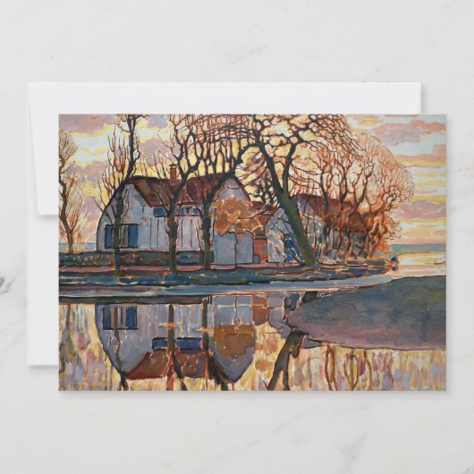 Mondrian - Boerderij bij Duivendrecht Kaart (Voorkant)