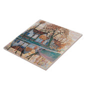 Mondrian - Boerderij bij Duivendrecht, Tegeltje (Zijkant)
