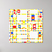 MONDRIAN - BROADWAY BOOGIE WOOGIE - 1942-1943 - CANVAS AFDRUK (Voorkant)