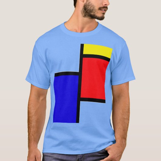 Mondrian cadeau vriend vintage t-shirt (Voorkant)
