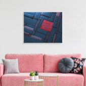 Mondrian Canvas Afdruk (Insitu (Woonkamer))
