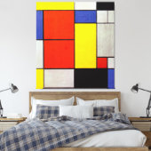 MONDRIAN - COMPOSITIE II - 1920 - De Stijl - Canvas Afdruk (Insitu (Slaapkamer))