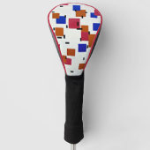 Mondrian - Compositie in kleur A Golfheadcover (Voorkant)
