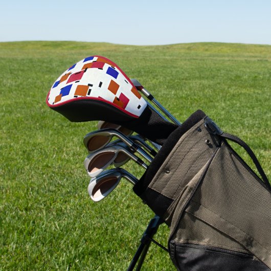 Mondrian - Compositie in kleur A Golfheadcover (Insitu)