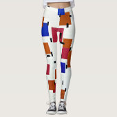 Mondrian - Compositie in kleur A Leggings (Voorkant)