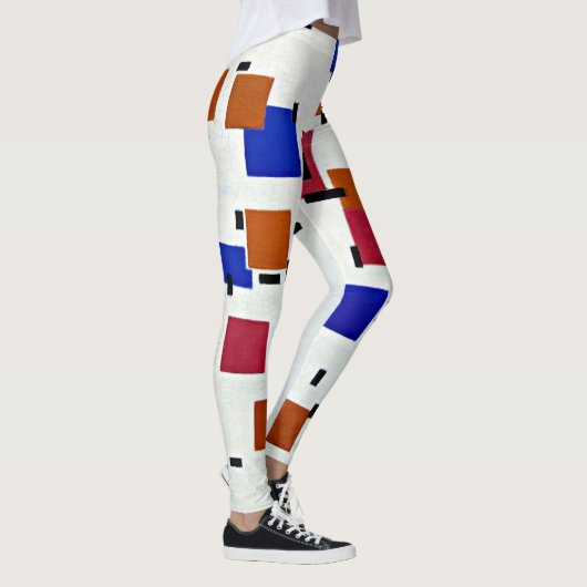Mondrian - Compositie in kleur A Leggings (Rechts)