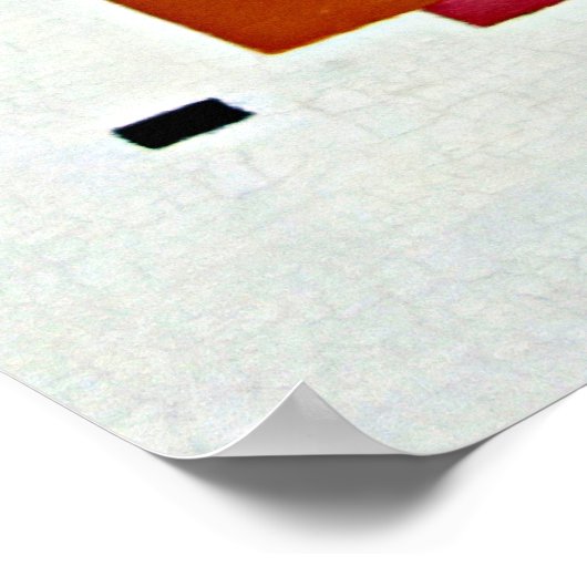 Mondrian - Compositie in kleur A Poster (Hoek)