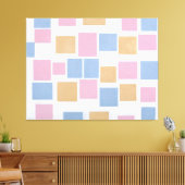 MONDRIAN - COMPOSITIE MET KLEURVLAKKEN 3 - 1917 CANVAS AFDRUK (Insitu (Woonkamer))