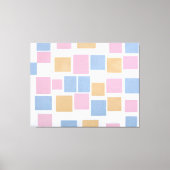 MONDRIAN - COMPOSITIE MET KLEURVLAKKEN 3 - 1917 CANVAS AFDRUK (Voorkant)