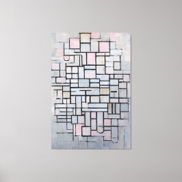 MONDRIAN - COMPOSITIE Nr. IV COMPOSITIE 6 - 1914 Canvas Afdruk