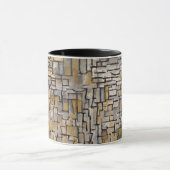Mondrian Cubist Transition Art Morphing Mug Mok (Midden)