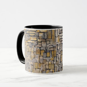 Mondrian Cubistische Transitie Kunst Morphing Mok