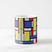 Mondrian De Stijl Koffiemok (Center)