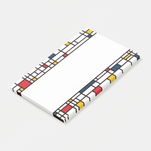 Mondrian De Stijl Post-it® Notes (Schuin)