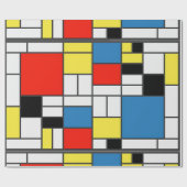Mondrian De Stjil Cadeaupapier (Vlak)