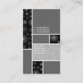 Mondrian Decorated - Gray Visitekaartje (Achterkant)