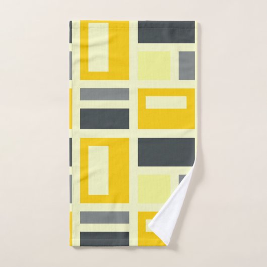 MONDRIAN-GEÏNSPIRED BAD HANDDOEK (Handdoek)