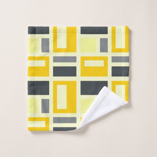 MONDRIAN-GEÏNSPIRED BAD HANDDOEK (Wasdoekje)