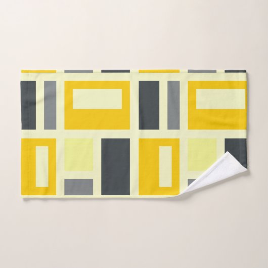 MONDRIAN-GEÏNSPIRED BAD HANDDOEK (Handdoek)