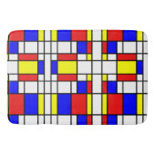 Mondrian Geïnspired Badmat (Voorkant)