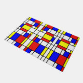 Mondrian Geïnspired Deurmat (Schuin)