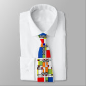 Mondrian Geïnspired Necktie Stropdas (Gebonden)