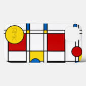 Mondrian geïnspireerd Neo-Plasticisme Abstract Case-Mate iPhone Case (Achterkant (horizontaal))