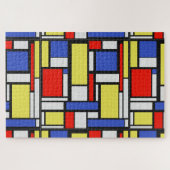 Mondrian Geometry Legpuzzel (Horizontaal)