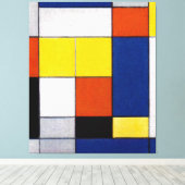 MONDRIAN - Grote compositie B - 1920 - Canvas Afdruk (Insitu (Houten vloer))