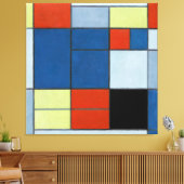 MONDRIAN - Grote Kompositie C - 1920 - Canvas Afdruk (Insitu (Woonkamer))