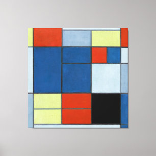 MONDRIAN - Grote Kompositie C - 1920 - Canvas Afdruk