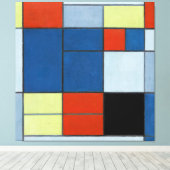 MONDRIAN - Grote Kompositie C - 1920 - Canvas Afdruk (Insitu (Houten vloer))