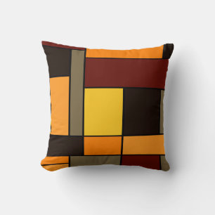 Mondrian Herfst Kussen