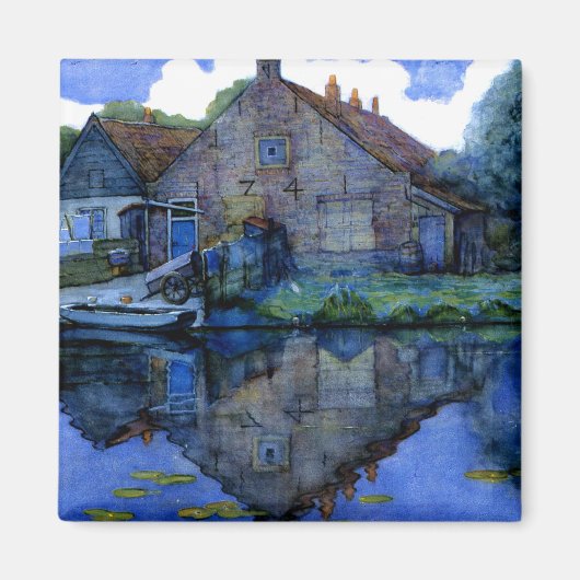 Mondrian - Huis aan de Gein Magneet (Voorkant)