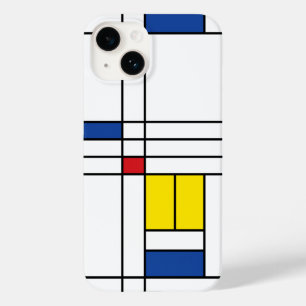 Mondrian II Minimalist de Stijl Modern Art Design Case-Mate iPhone 14 Hoesje