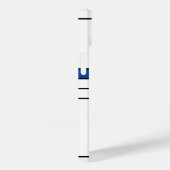 Mondrian II Minimalist de Stijl Modern Art Design Case-Mate iPhone Case (Achterkant / Rechts)