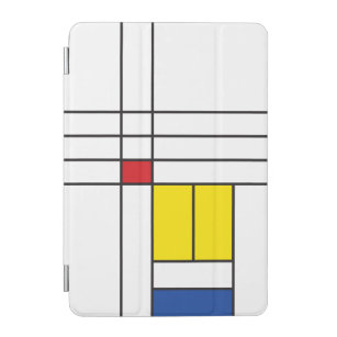 Mondrian II Minimalist de Stijl Modern Art Design iPad Mini Cover